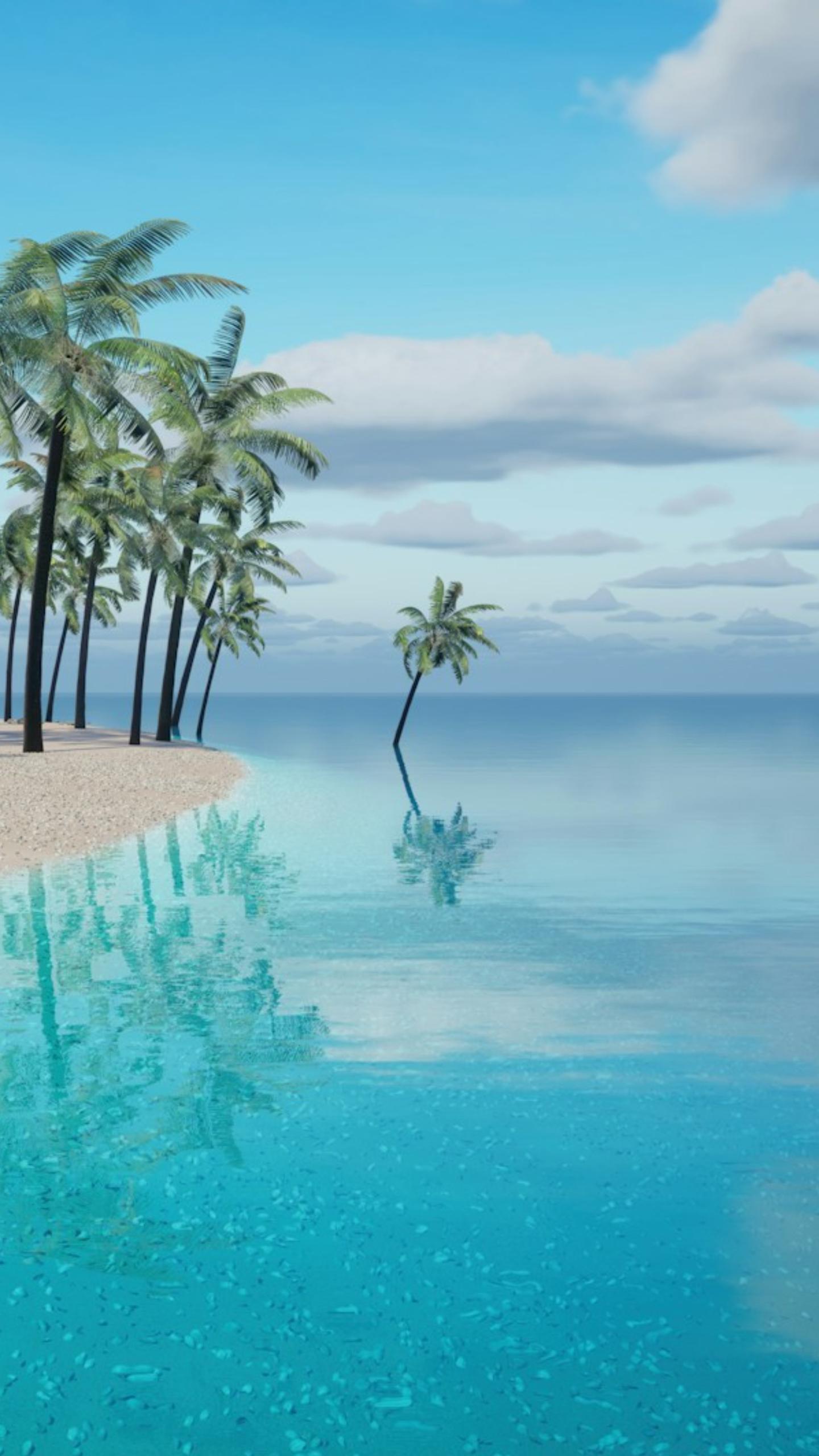 Sunny Tropical Island Coast